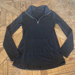 TALL friendly half zip long sleeve shirt